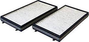 jeu de 2 filtres habitacle charbon actif