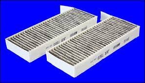 jeu de 2 filtres habitacle charbon actif