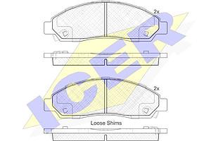 PLAQUETTE DE FREIN AV=181974