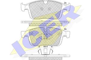 PLAQUETTE DE FREIN AV=182266