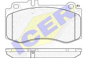 PLAQUETTE DE FREIN AV=GDB1822 